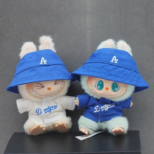 Labubu Doll Clothes 15/17cm Labubu Clothes Sitting Party Number 17 Baseball Clothes Children'S Diy Doll Accessories Gift