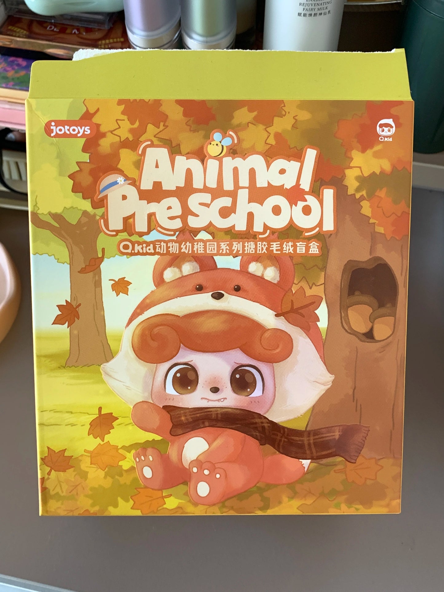 Blind Box Genuine Q Kids Animal Kindergarten Series Vinyl Doll Mystery Boxes Desktop Ornaments Worth Collecting Children'S Gifts