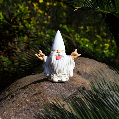 1 Stück Rocker-Gnome-Gartenstatuen werden Ihren Feengarten rocken und Gartenzwerge-Statuen im Freien, Gartenzwerg-Statue, Gartendekoration