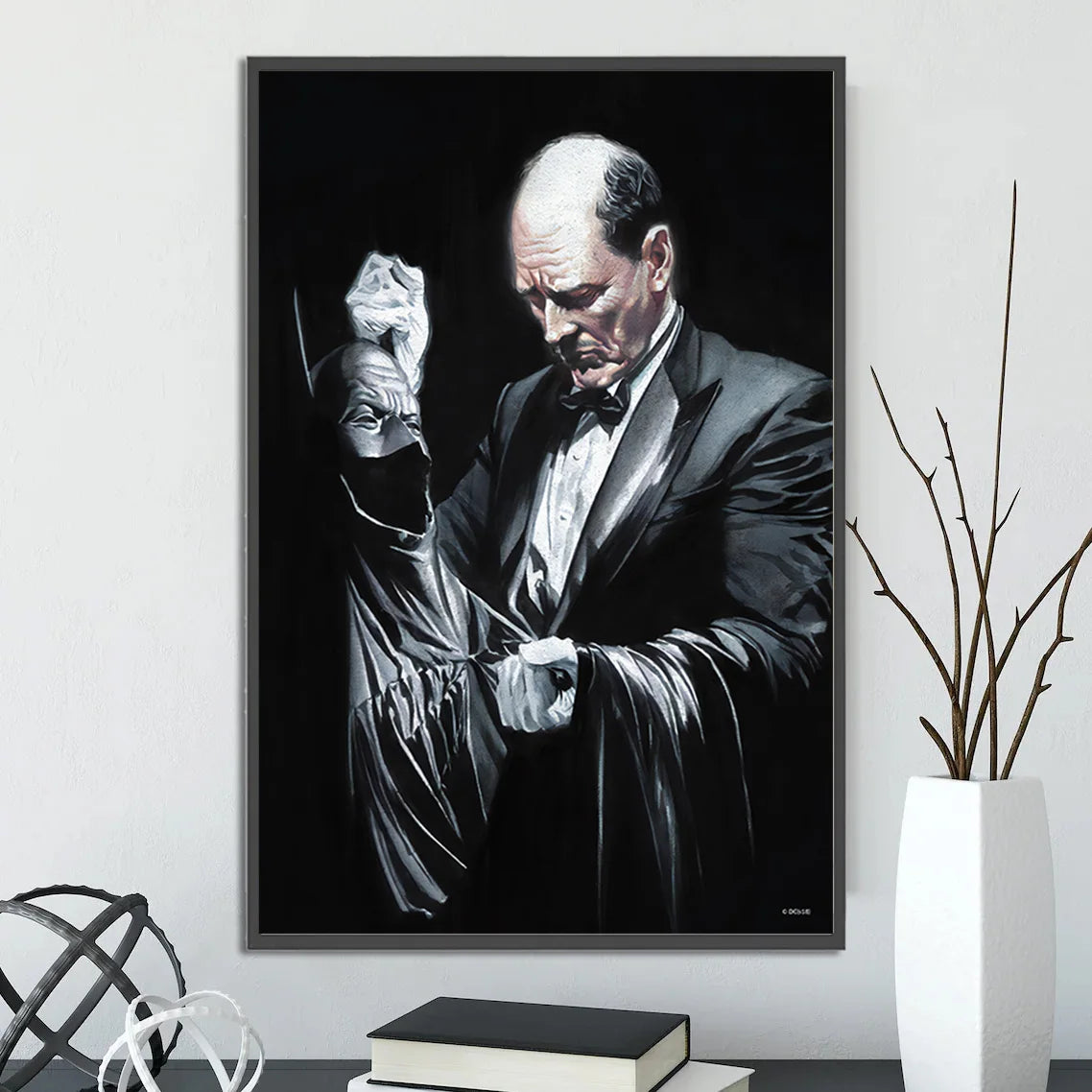 DC Heroes Ross Edition Superman Self-adhesive Poster Movie Wallpaper Figures Home Decoration Painting Wall Art Bedroom Cartoons