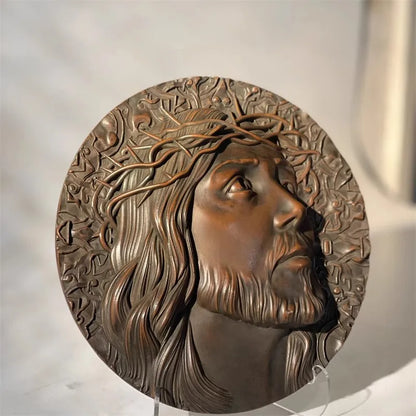 Abstract Spiky Textural Sculpture Hand Carved Relief Art Statue Modern Home Decor Centerpiece for Entryway Table & Living Room