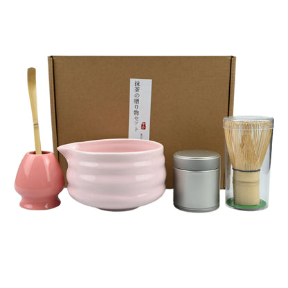 5PCS/Set Japanese-style Matcha Bowl , Spoon, Tea Whisk, Perfect Gift For Ceremony, Traditional Decoration
