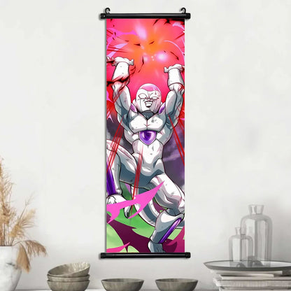 Dragon Ball Goku Poster Painting Birthday Gifts Wall Art Living Room Decoration Paintings Modular Bejita Hanging Scrolls Decor