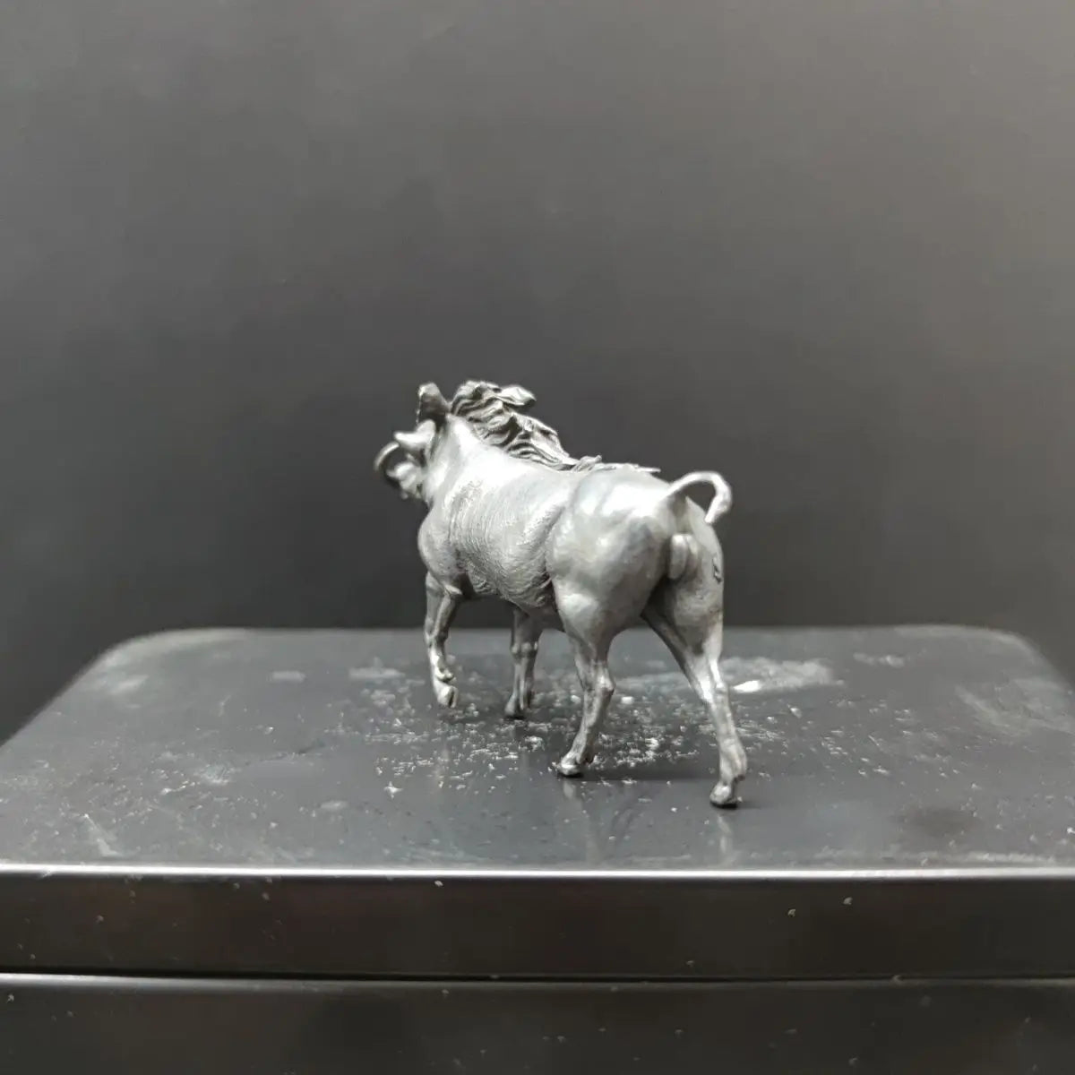 Mini Brass Wild Boarornaments Study Desk Bookcase Decorations Small Animal Sculpture Decoration Crafts Home Decor Accessories