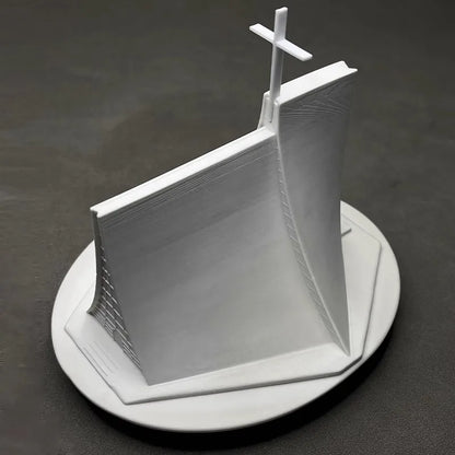 Church Architectural Gypsum Model Desktop Bookshelf Decor Mini Landscape Display Home Office Decoration Creative Modern Design