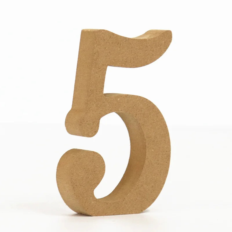 Wooden English Letters And Numbers Ornaments Wooden Crafts Diy Creative Decorative Home Decorations Personalised Name Design