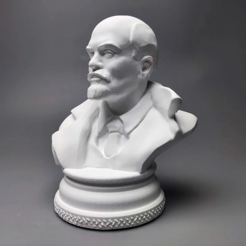 Lenin The Great Man Model Plaster Figure Sculpture Art Decoration Ornaments Interior Living Room Figurines Desktop Decor Statue