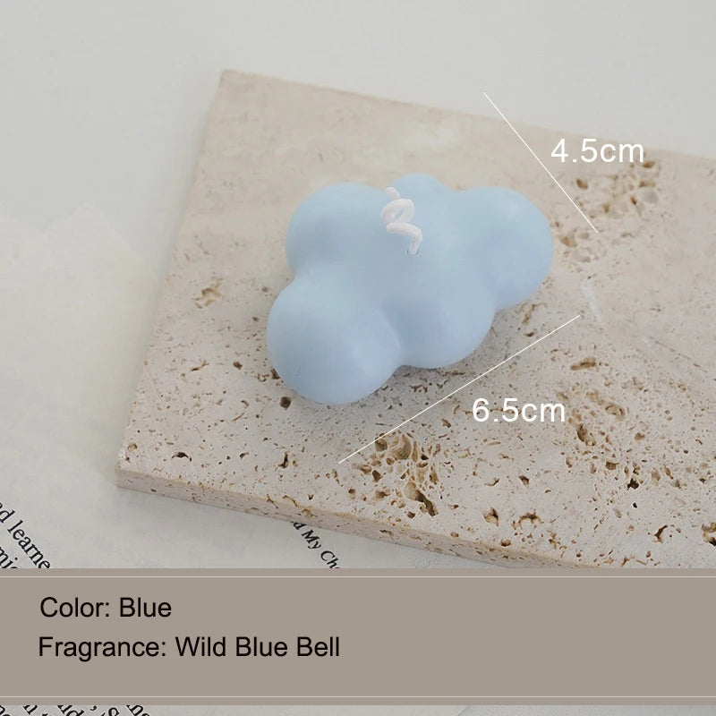 Cloud Shape Scented Aromatic Candles Natural Soy Wax Candles Peach Oolong Aromatherapy Candle Wedding Home Decoration Gift Box