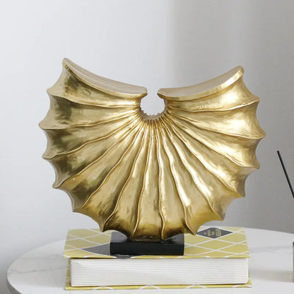 Resin Whelk Statue Handicraft Home Decoration Nordic Modern Decorative Figurines for Office Living Room Bookshelf Decoration