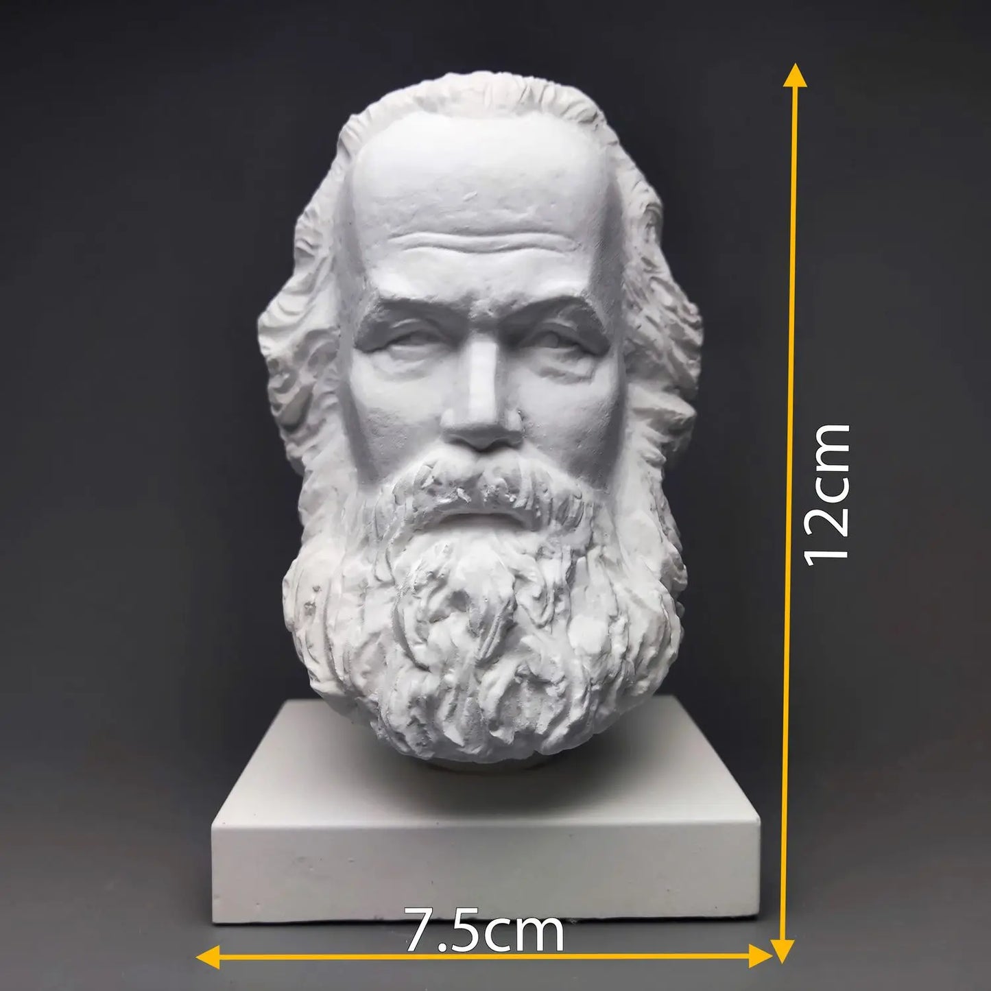Marx Figure Ornament Plaster Statue Art Teaching Aids Decoration Figurine Desktop Decor Modern Fine Art Statue Desk Ornaments