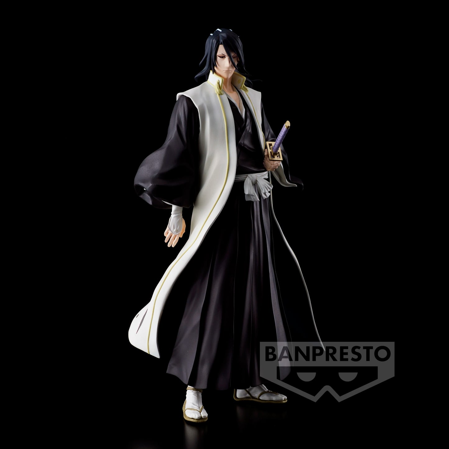 BANDAI Original Anime Bleach SOLID AND SOULS Kuchiki Byakuya Pvc Action Figuren 160mm Figur Spielzeug