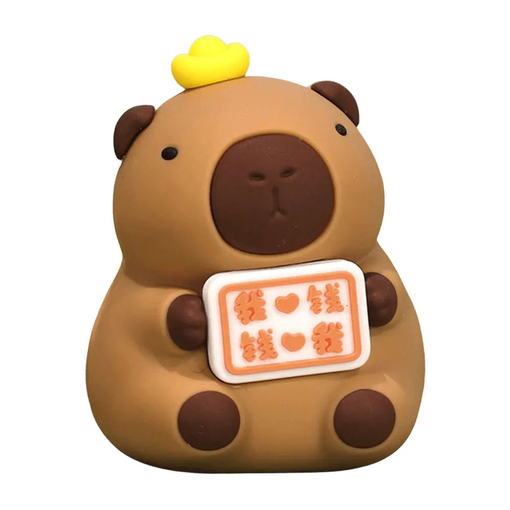 Small Capybara Figurines Cute Capybara Animal Ornament Creative Capybara Tabletop Decoration Gifts for Friends Kids