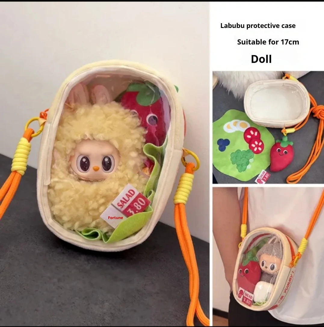 In Stock For 17 Cm V1/V2/V3 Ropa Lafufu Clothes Fried Shrimp Onesie Explosion Cute Animal Clothes Outfit Display Kawaii Gift