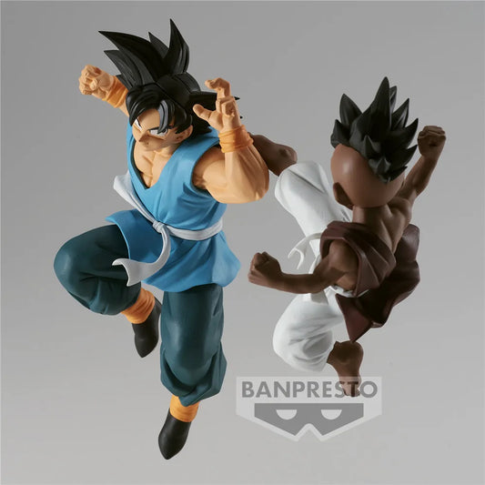 BANDAI Original BANPRESTO Dragon Ball Z Match Makers UUB VS Son Goku Pvc Action-figuren 80-130mm Anime figur Spielzeug