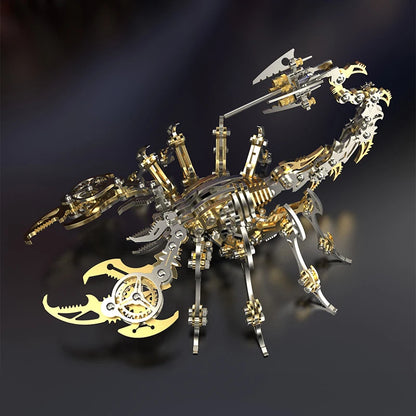 Colorful 3d Metal Scorpion King Toys Assembly Decoration Educational Jigsaw Puzzle Diy Assemble Adult Birthday Gifts For Kids
