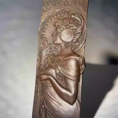 European Decorative Ornament Synthetic Stone Crafts Desk Ornament Home Relief Study Room Statue Collectible Modern Art Sculpture