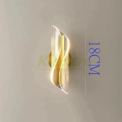 Modern Thin Waist LED Wall Lamp Bedroom Study Restaurant Hotel Bedside Streamer Wall Lamps Living Room Decor Scroll Wall Lights
