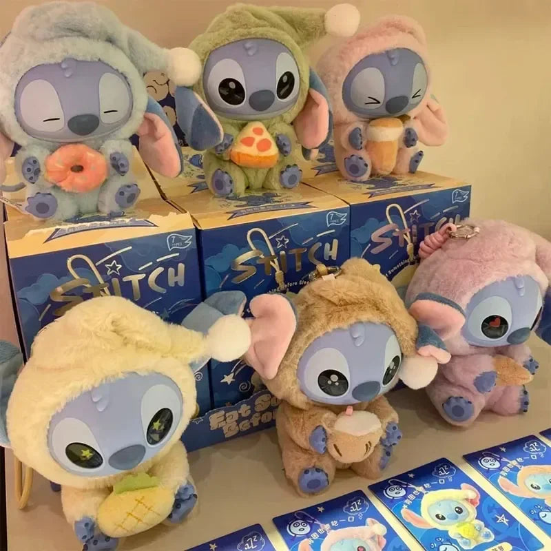 Crazy Animal City Vinyl Plush Series Blind Boxes Kawaii Blind Box Eat Something Before Sleep Series Vinyl Pendants