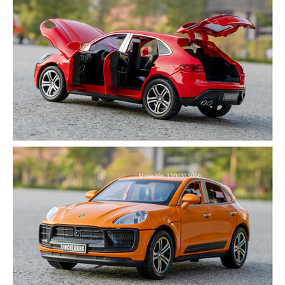 1:32 Scale Macan Panamera Alloy Model Cars Toys 6 Doors Opened Vehicles Models Light Sound Super Sport Car Child Birthday Gifts