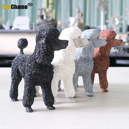 Fashion Dog Model Simulation Animal Collection Decoration Crafts Figurines Miniatures Murals Accessories Furnishing Models