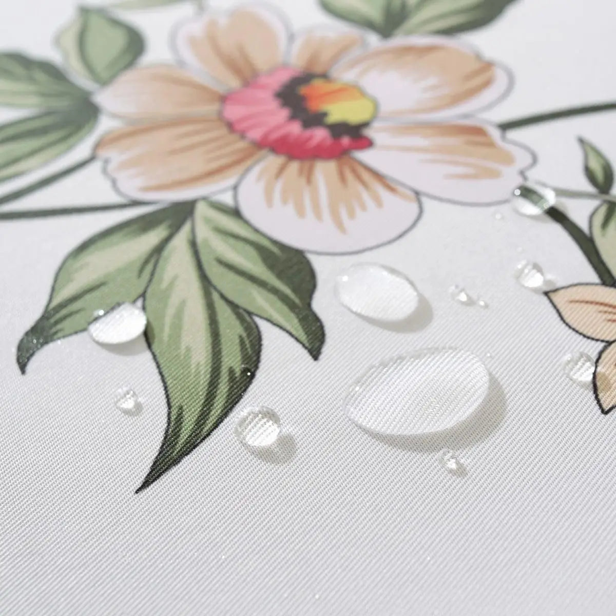 Spring Cherry Blossom Sage Waterproof Tablecloth Wedding Party Decor Washable Rectangle Table Cloth Outdoor Picnic Table Decor