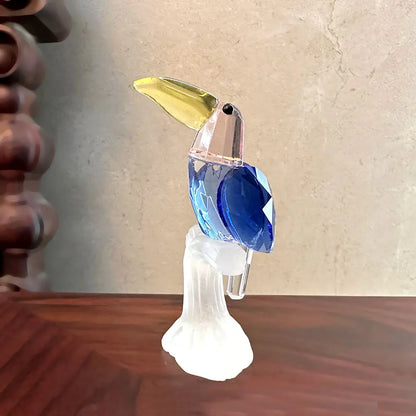 K9 Crystal Glass Figurines Miniature Sculpture Handmade Glass Animal Statue Paperweight Collection Table Home Decor Xmas Gift