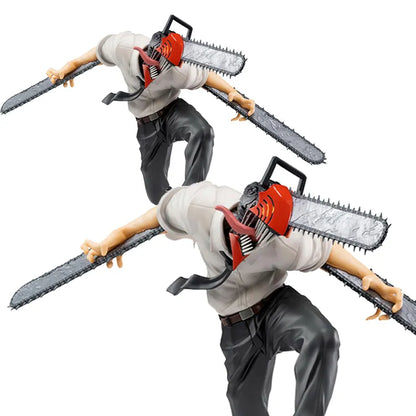 19cm Chainsaw Man Anime Figur Denji Power Pochita Stehende Figuren PVC Action-figuren Erwachsenen Sammlung Modell Puppe Spielzeug Geschenk