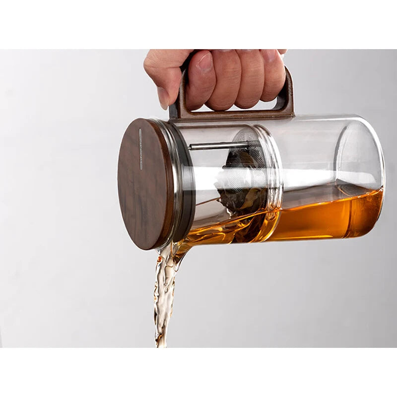 SAMADOYO elegant cup insulation separation bubble teapot heat-resistant glass teapot simple filter tea cup 500ml