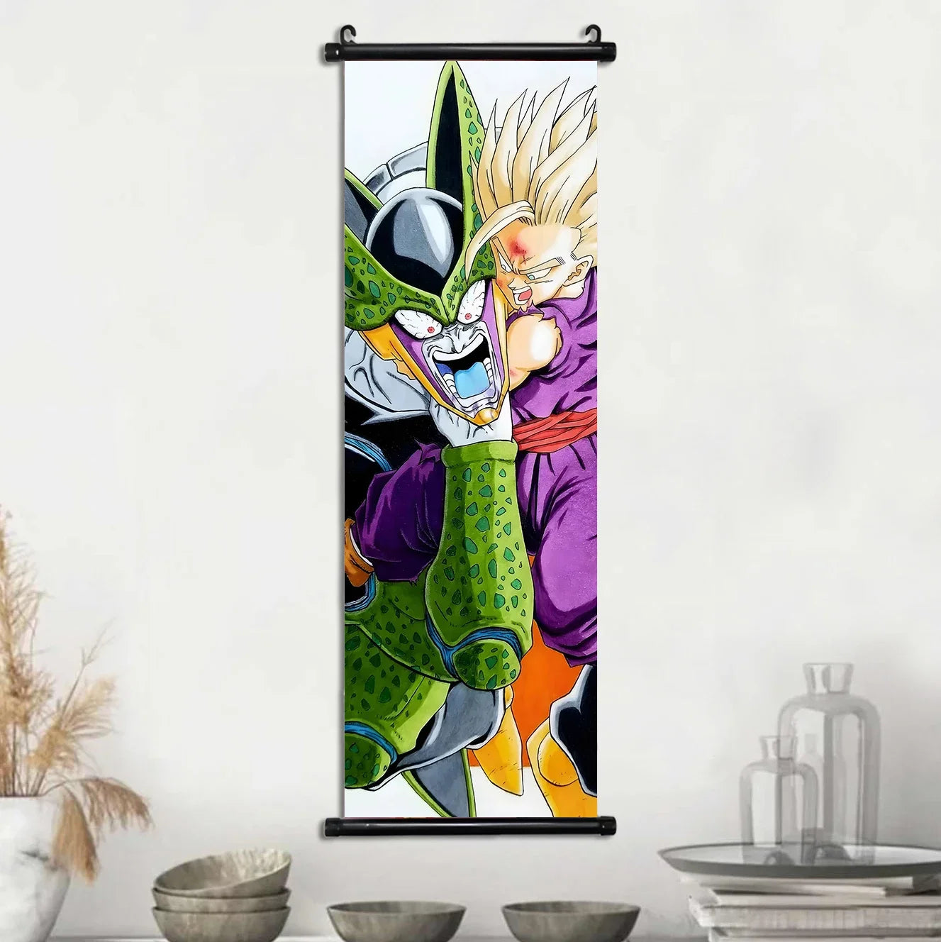 Dragon Ball Goku Poster Painting Birthday Gifts Wall Art Living Room Decoration Paintings Modular Bejita Hanging Scrolls Decor