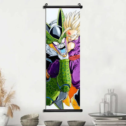 Dragon Ball Goku Poster Painting Birthday Gifts Wall Art Living Room Decoration Paintings Modular Bejita Hanging Scrolls Decor