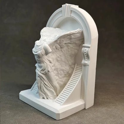 Victory Goddess Statue Desktop Sculpture Decor for Home Office  Aroma Stone Art Luxury Bookcase Wine Cabinet Decorative Gift