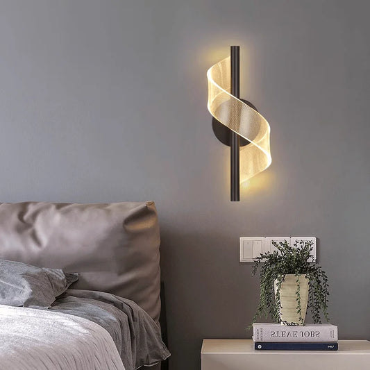Acrylic LED Wall Sconce Lamp Indoor Lighting For Home Bedside Living Room Corridor Stairs Decoration Luxurious Modern Wall Lamp