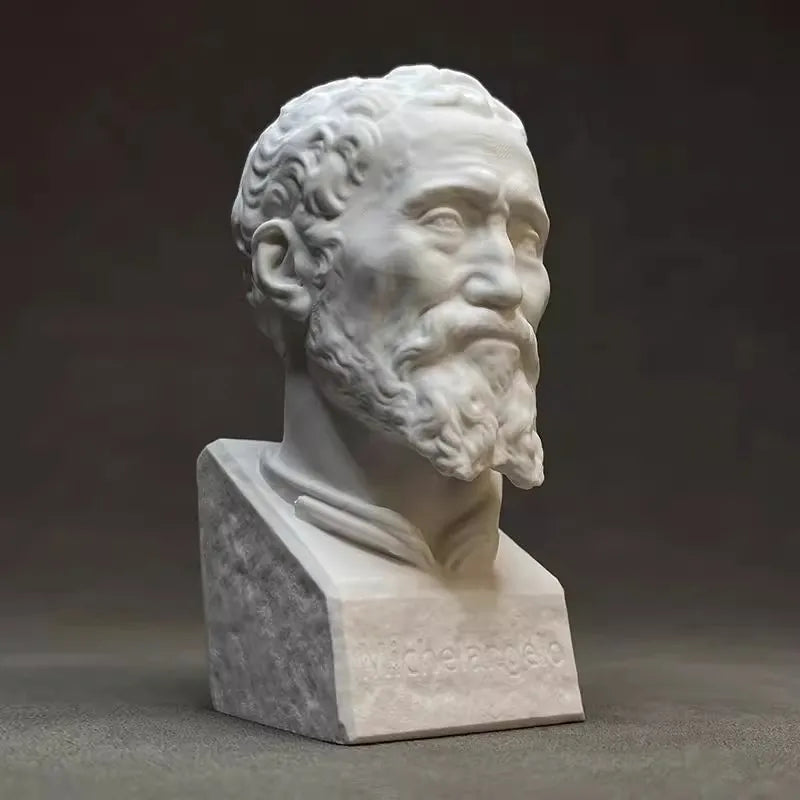 Plaster Statue Character Sculpture Desktop Character Ornaments Bookshelves Decoration Holiday Gifts Home Decoration Accessories