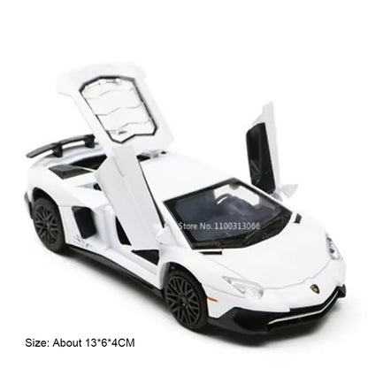 1:32 Lambor V12 LP740 Toys Model Cars Alloy Diecast Vehicles Models with Light Sound Super Sport Car Toy Children Birthday Gifts