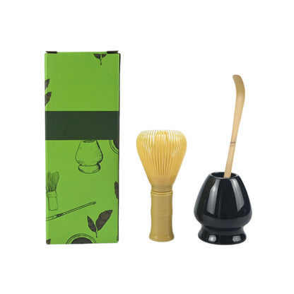 3PCS/Set Japanese-style Plastic Tea Whisk, Matcha Spoon, Tea Whisk Stand, Perfect Gift For Ceremony, Traditional Decoration