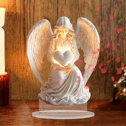 2D Flat Bohemian Angel Small Ornament/acrylic Tabletop Decoration/suitable for Bedroom, Living Room, Office and Window Display