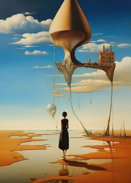 Surrealism Salvador Dali Posters and Prints Wall Art Canvas Painting Abstract Picture for Living Room Home Decoration Cuadros