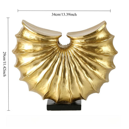Resin Whelk Statue Handicraft Home Decoration Nordic Modern Decorative Figurines for Office Living Room Bookshelf Decoration