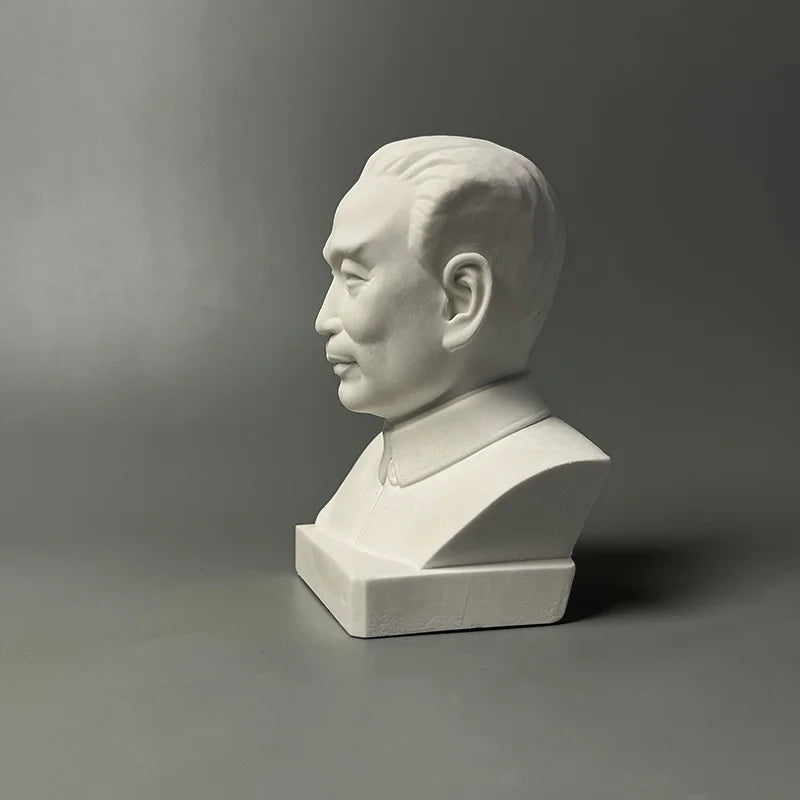 Zhou Enlai Model Plaster Figure Sculpture Art Decoration Ornament Interior Art Living Room Figurines Desktop Decor Statue Modern