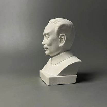 Zhou Enlai Model Plaster Figure Sculpture Art Decoration Ornament Interior Art Living Room Figurines Desktop Decor Statue Modern