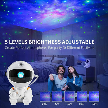 Star Galaxy Projector Night Light Astronaut Porjectors Starry Nebula Sky Lamp For Decoration Bedroom Room Decor Children Gifts