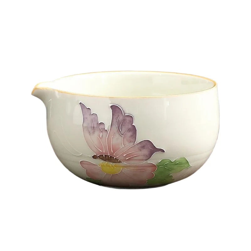 New hand-painted matcha set Japanese tea making tool to order tea Baibenli ceramic tea stand