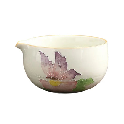 New hand-painted matcha set Japanese tea making tool to order tea Baibenli ceramic tea stand