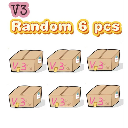 Hot Sales Lafufu V3 high quality Blind Box Series  PVC Macaron Pendant Vinyl Doll Surprise Box Keychain Birthday Gift