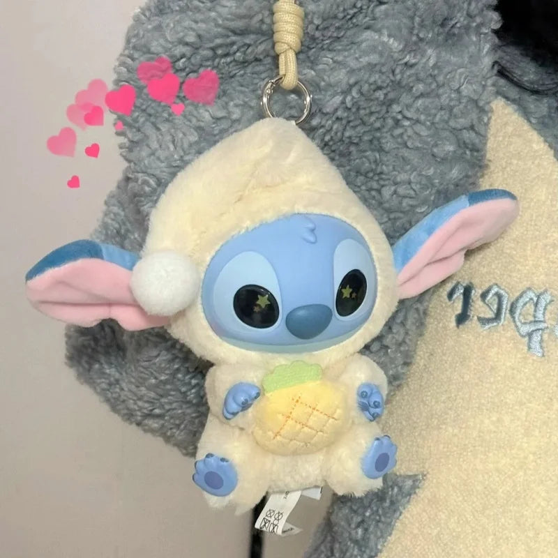 Copy Disney Stitch Eat Something Before Sleep Series Vinyl Blind Box Kawaii Stitch Figure Blind Box Desk Decor Ornament Gift