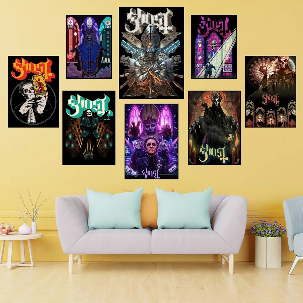 Ghost Band Phantomime Poster Prints Wall Painting Bedroom Living Room Decoration Office Home