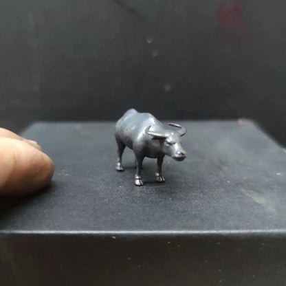 Miniature Cattle Ornaments Creative Micro Landscape Decorations Bonsai Rockery Ornaments Landscaping Desktop Small Animals