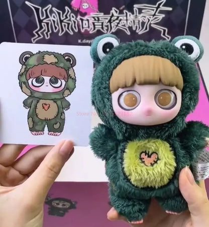 Kiki Little Key Authentic Gothic Style Night Elf Plush Blind Box Pendant Trendy Collectible Toy for Girls Birthday Gift