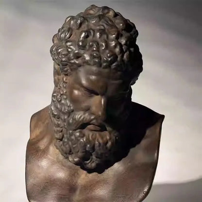Ancient Roman Art Sculpture Hercules Head Art Sketch Teaching Aids Home Modern Desktop Decorative Sculpture Ornament Creative