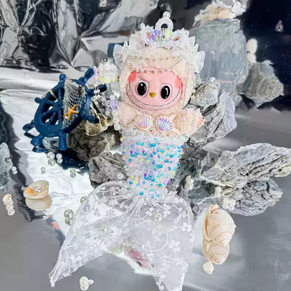 For 17cm Lafufu Clothes Mermaid Baby Clothes Shining Fairy King Multi-Color Multi-Piece Accessories Skirt Birthday Gift